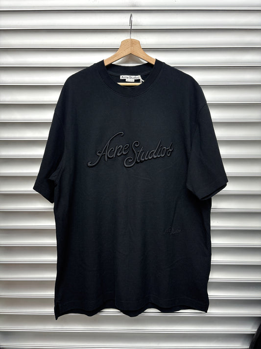 Acne Studios Black Logo Tee - L **