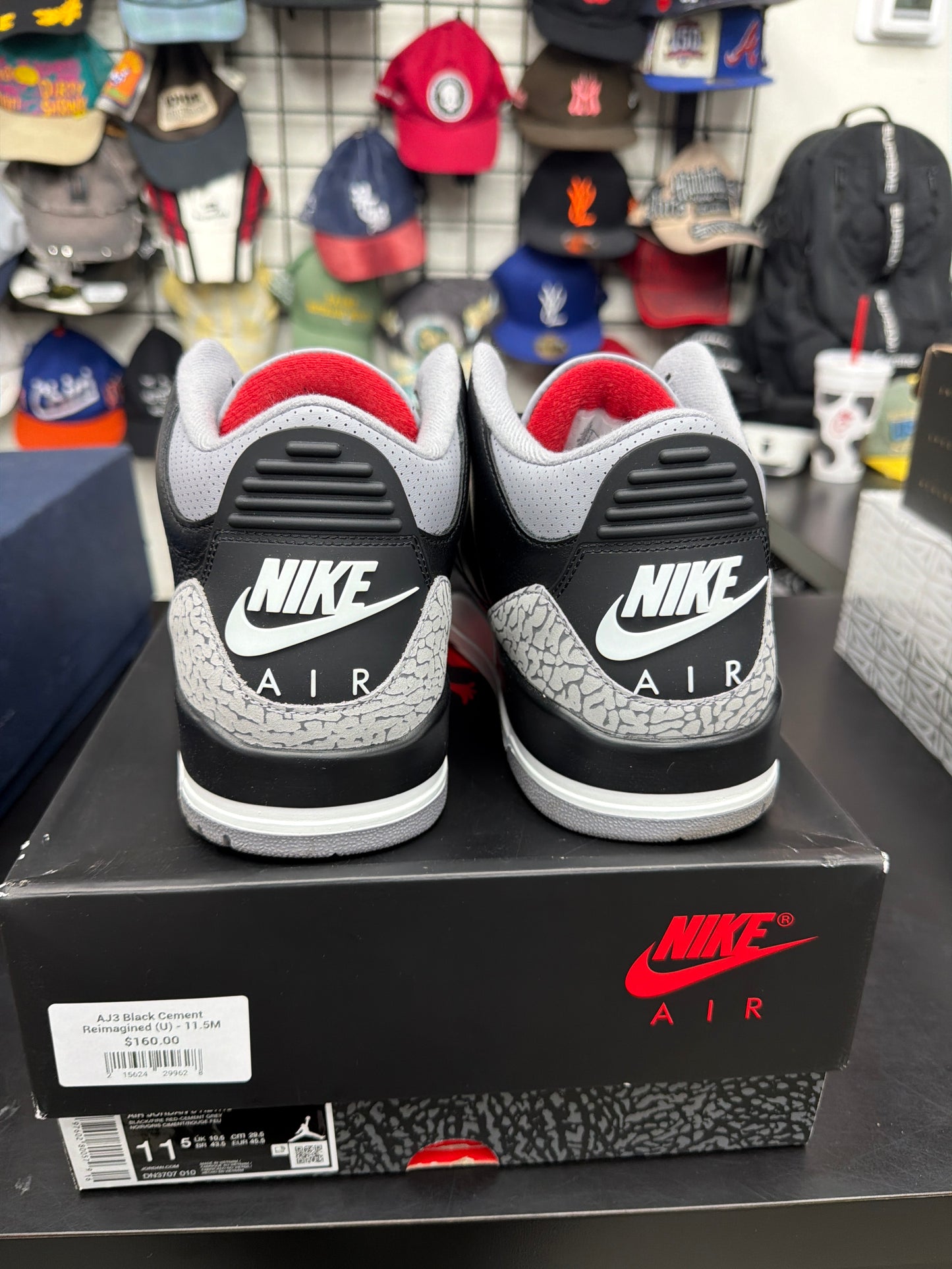 AJ3 Black Cement Reimagined (U) - 11.5M