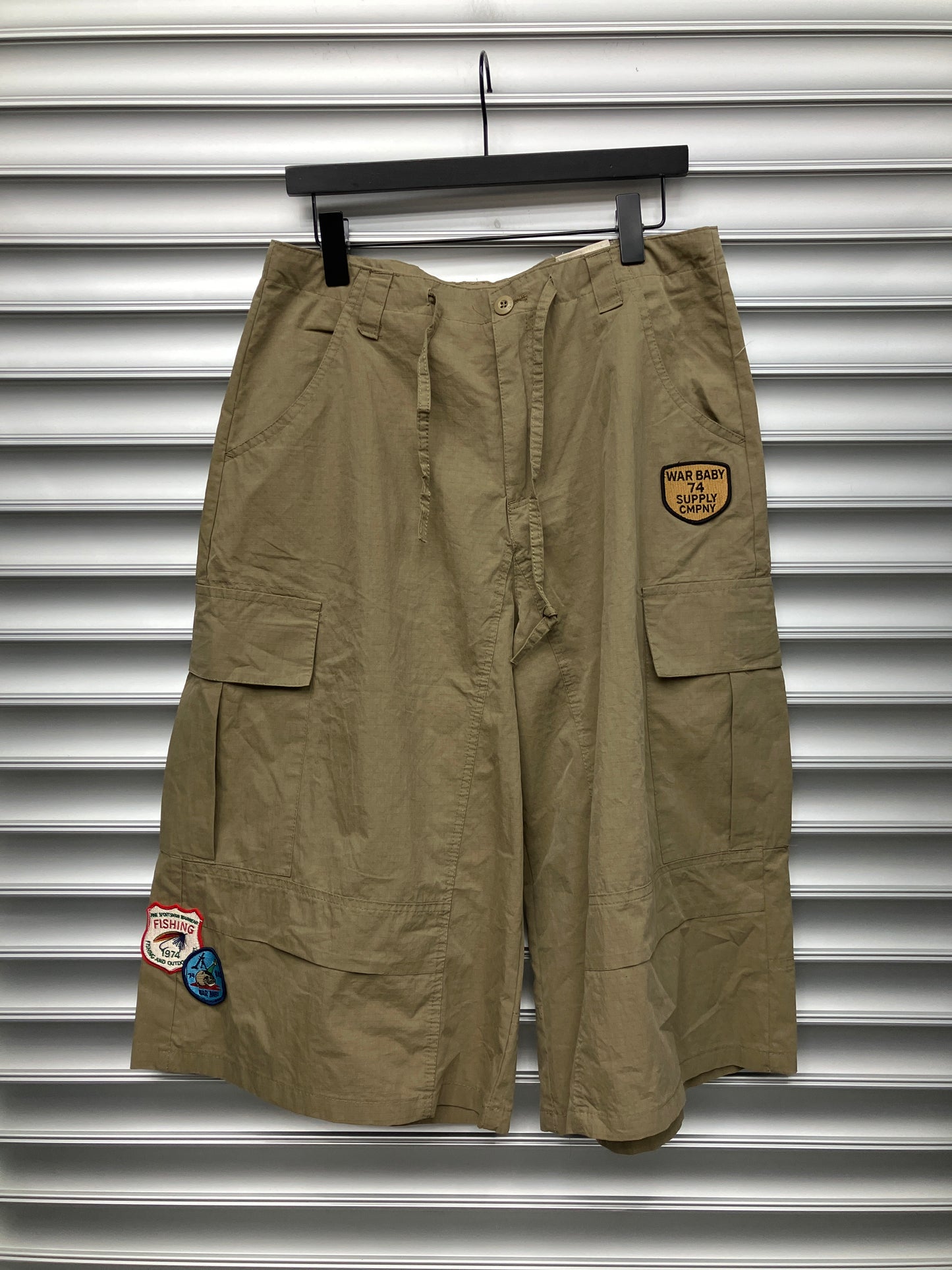 74 Patch Cargo 3/4 Shorts - M