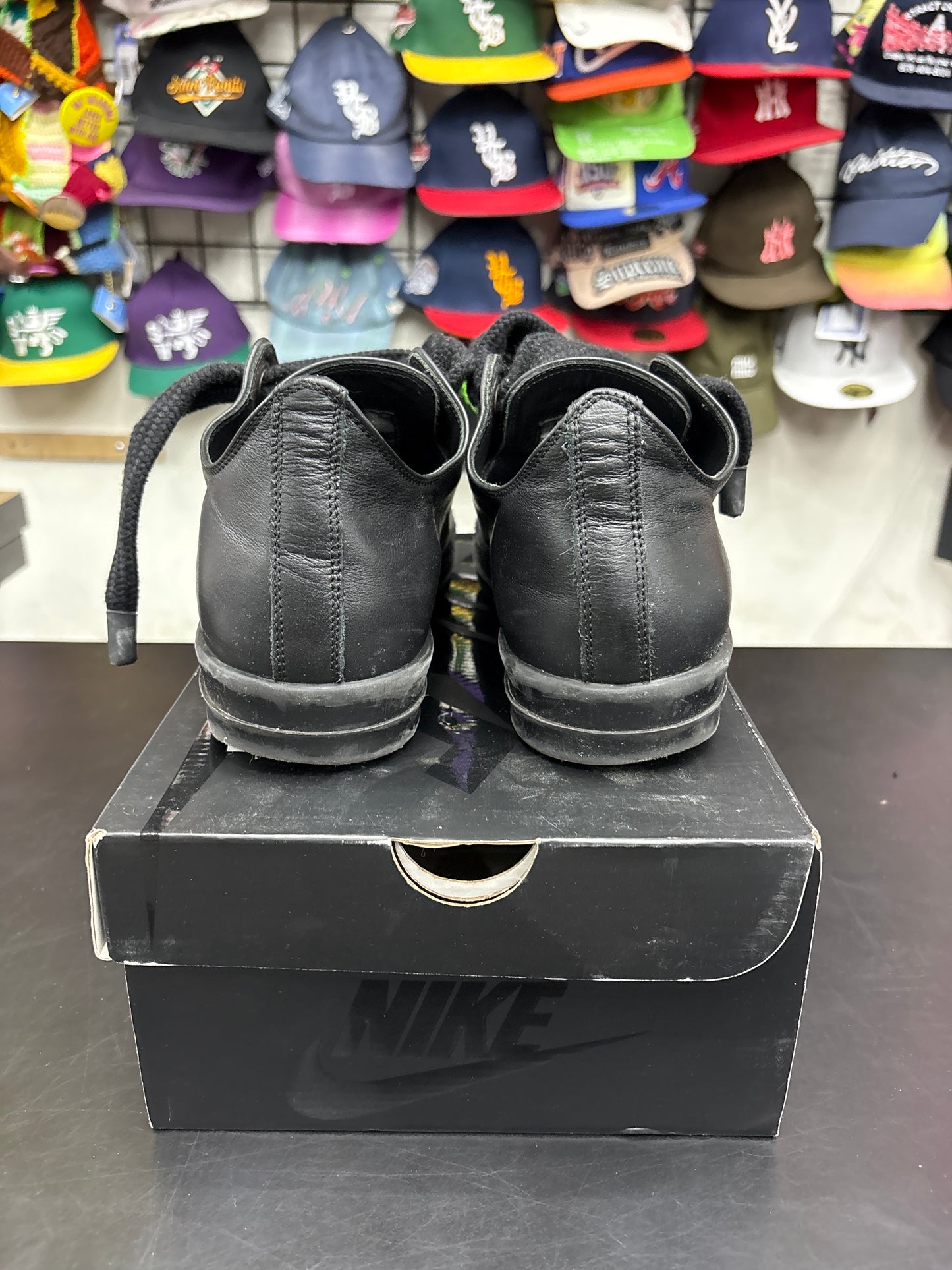 Rick Owen Ramone Low Triple Black Jumbo Lace (U) - 39 (RB)