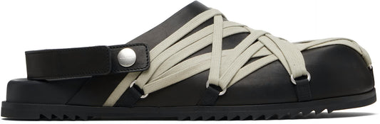 Rick Owen Megalace Mule Black - 44(11)