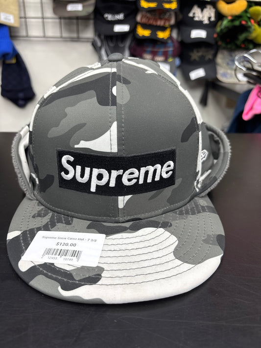 Supreme Snow Camo Hat - 7 3/8
