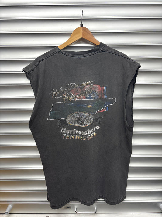 Vintage Harley Motor Flame Cuttoff - XL**