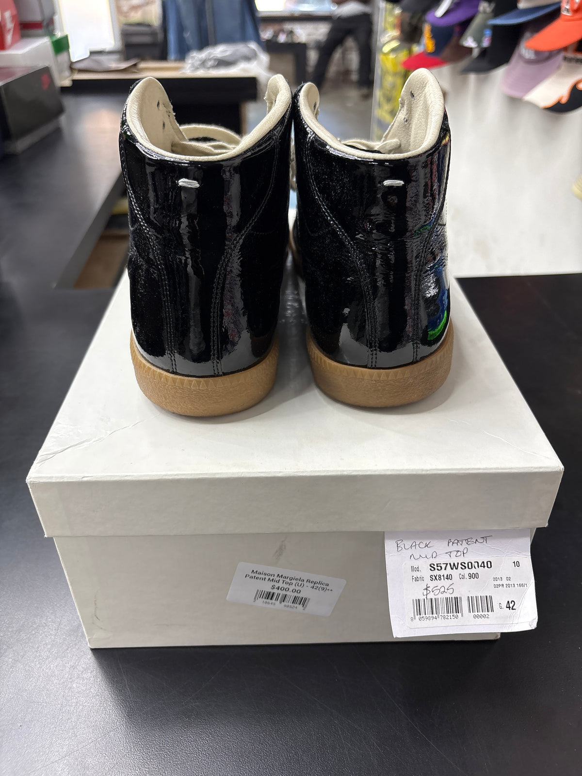 Maison Margiela Replica Patent Mid Top (U) - 42(9)**