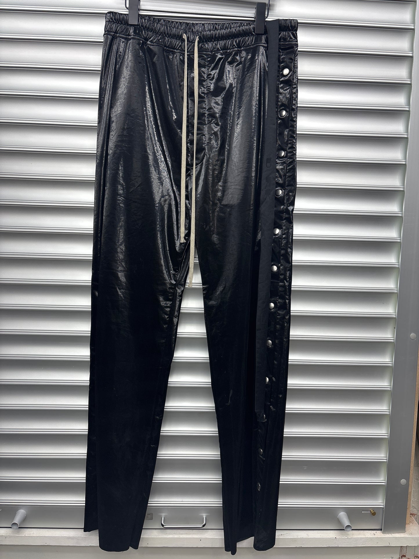 Rick Owens Shiny Pusher Pants - L