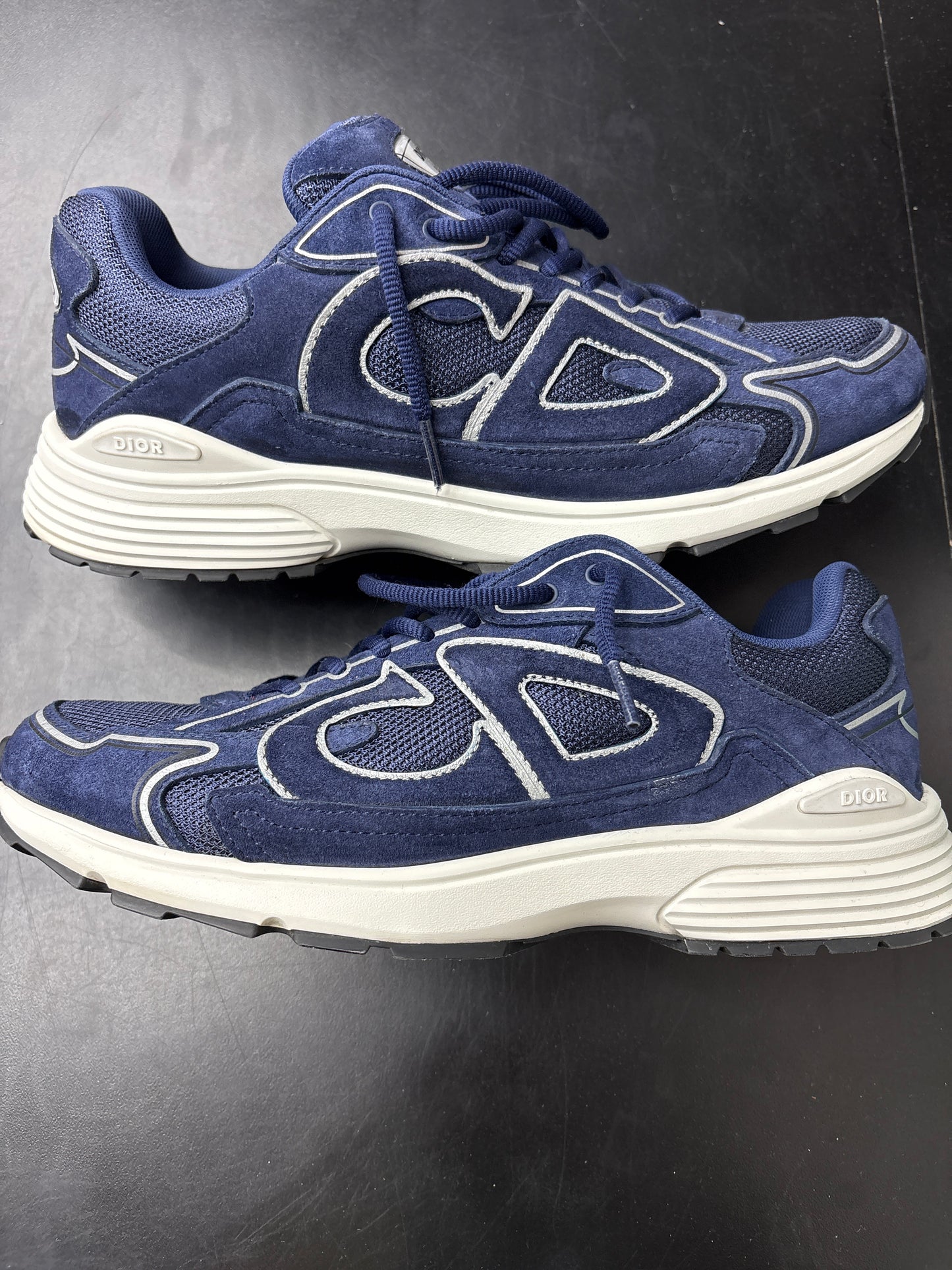 Dior B30 Suede Navy (U) - 44(11) (NB)**