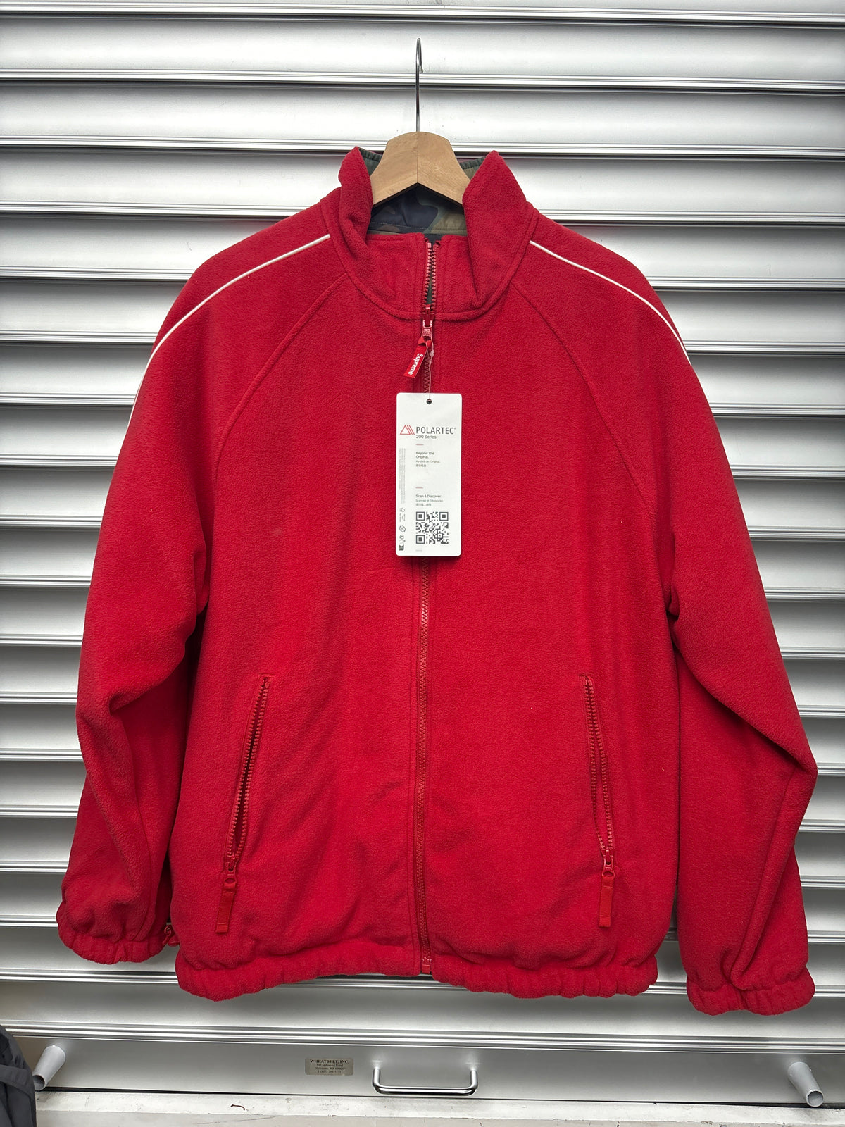 Supreme Polartec Red Reversible Jacket**