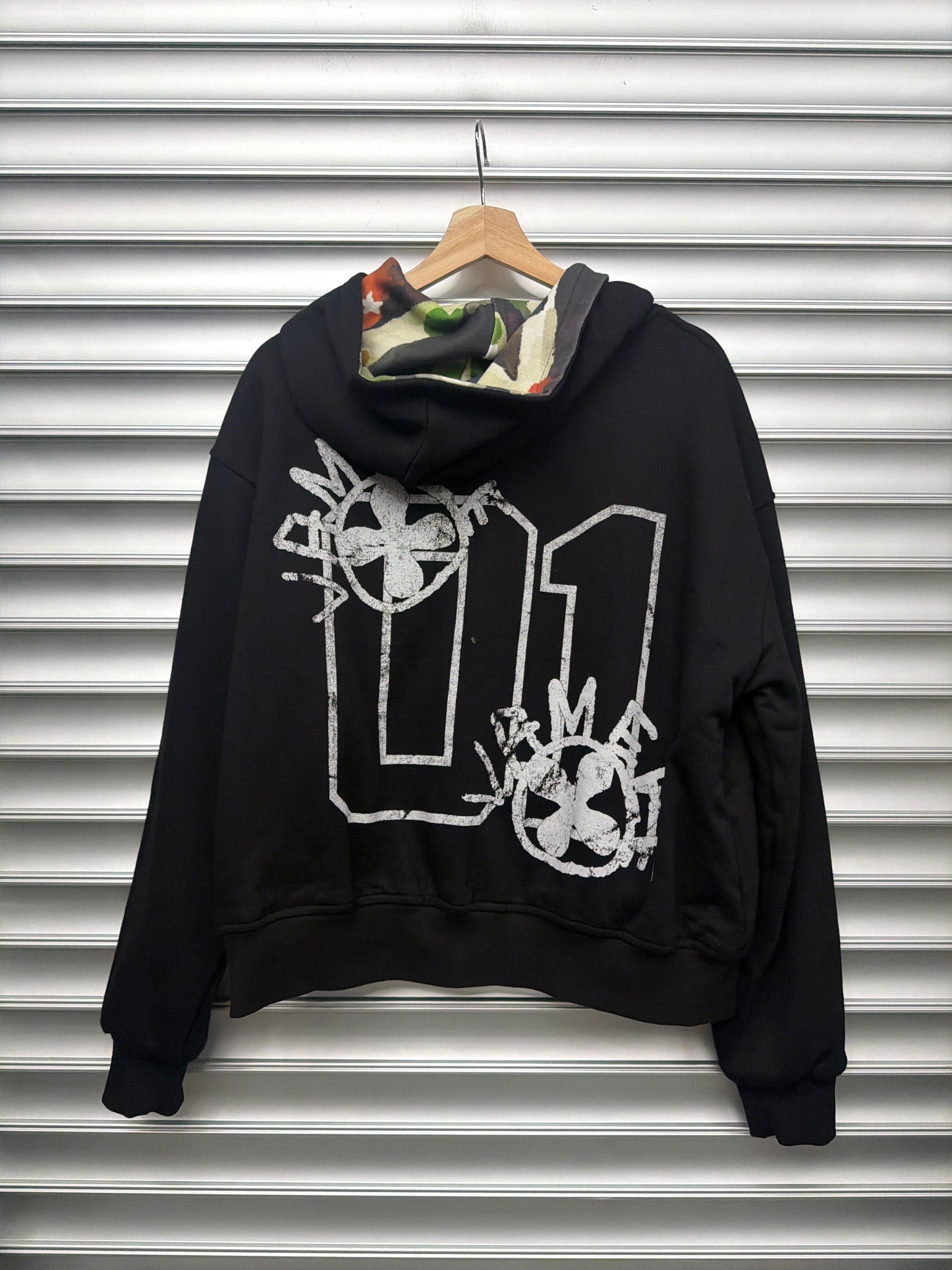 Plus One Black Reversible Zip Up - S