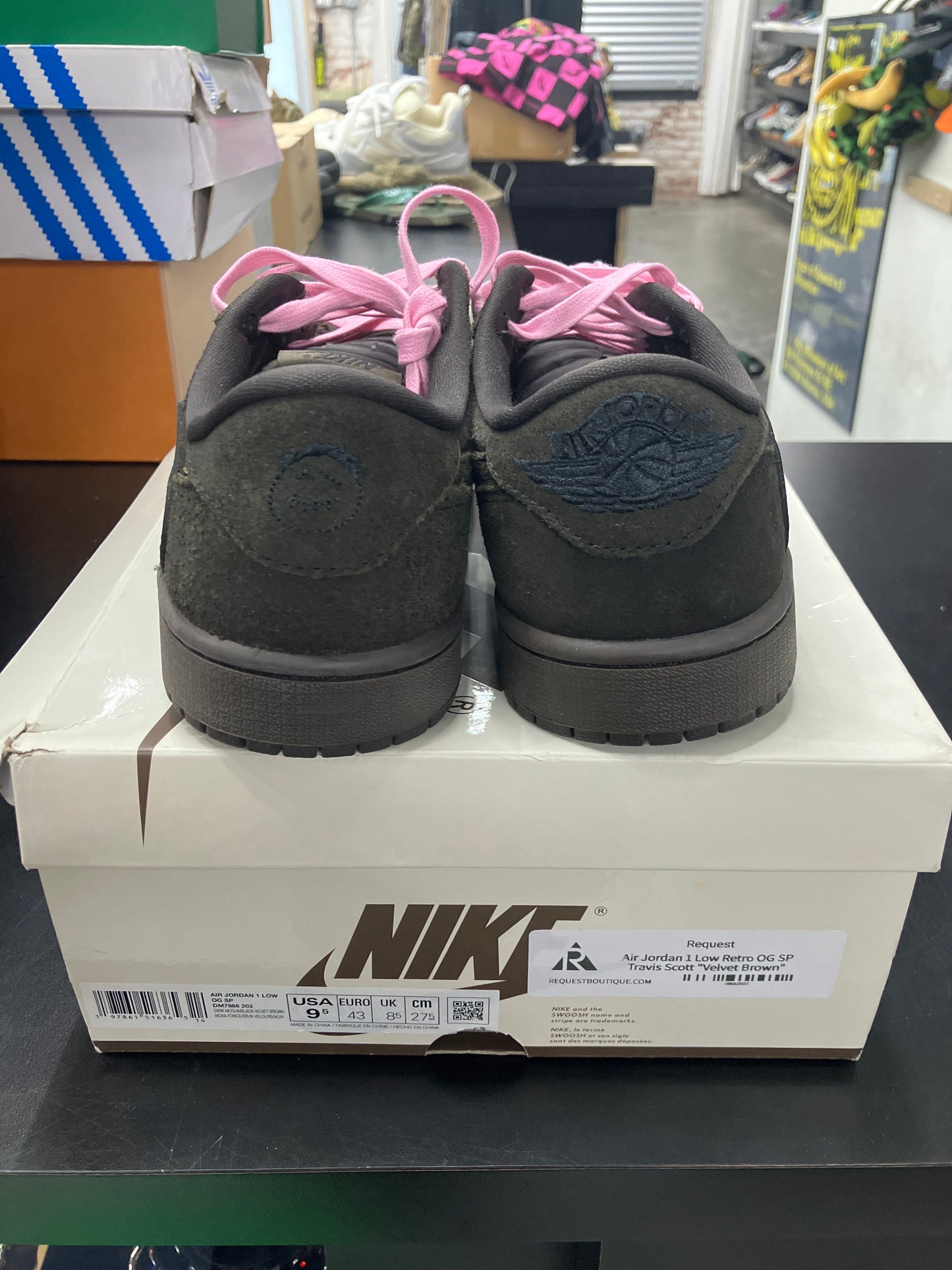 AJ1 Low Travis Scott Velvet Brown (U) - 9.5M