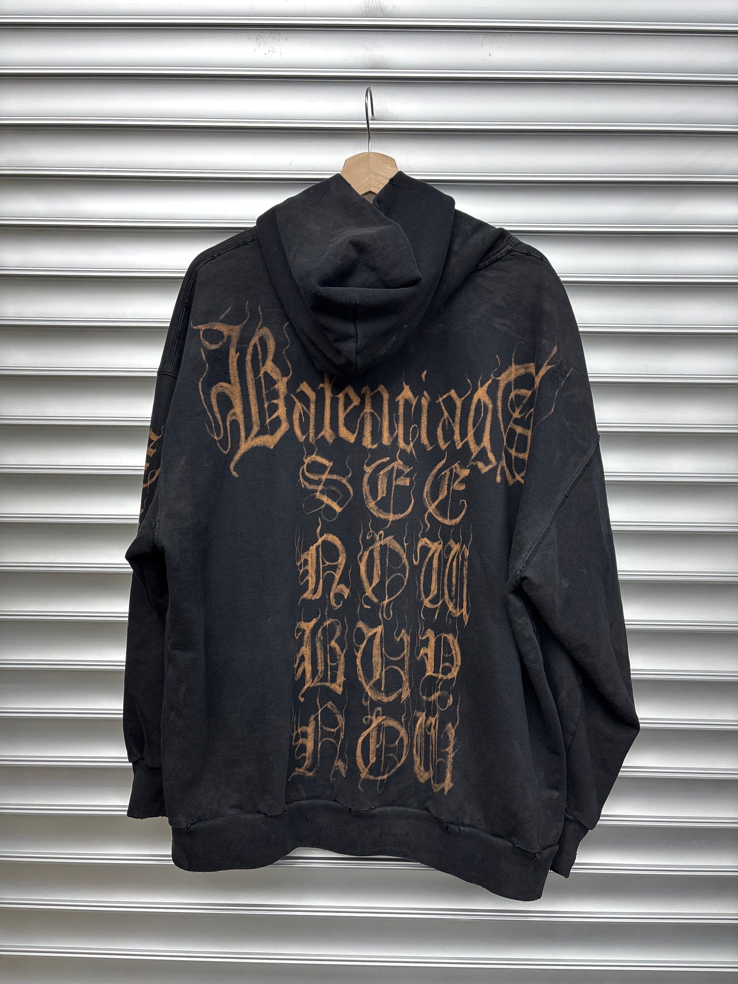 Balenciaga Mud Wash Zip Up - XL
