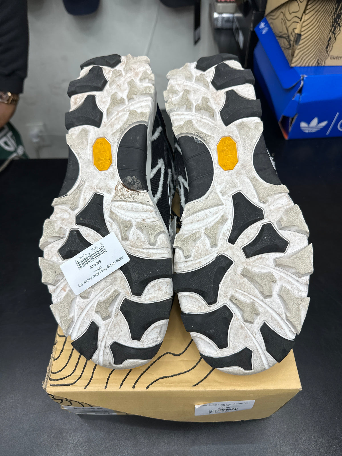 Sicko Hiking Shoe Black/White (U) - 13M**