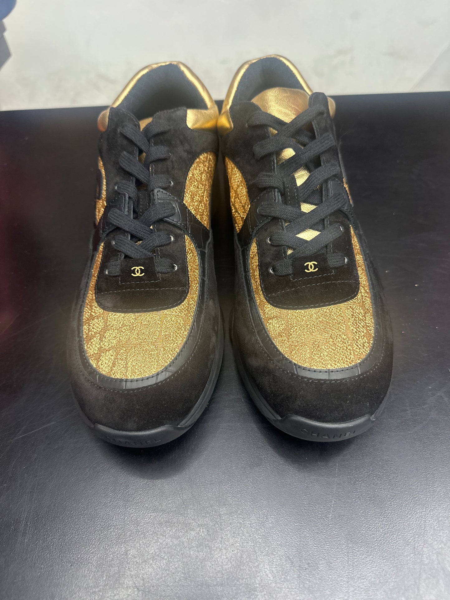 Chanel Trainer Black/Gold - 46(13) (NB)