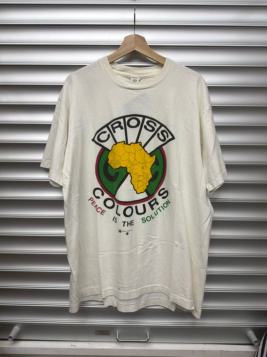 Vintage Cross Colors Peace Tee - L