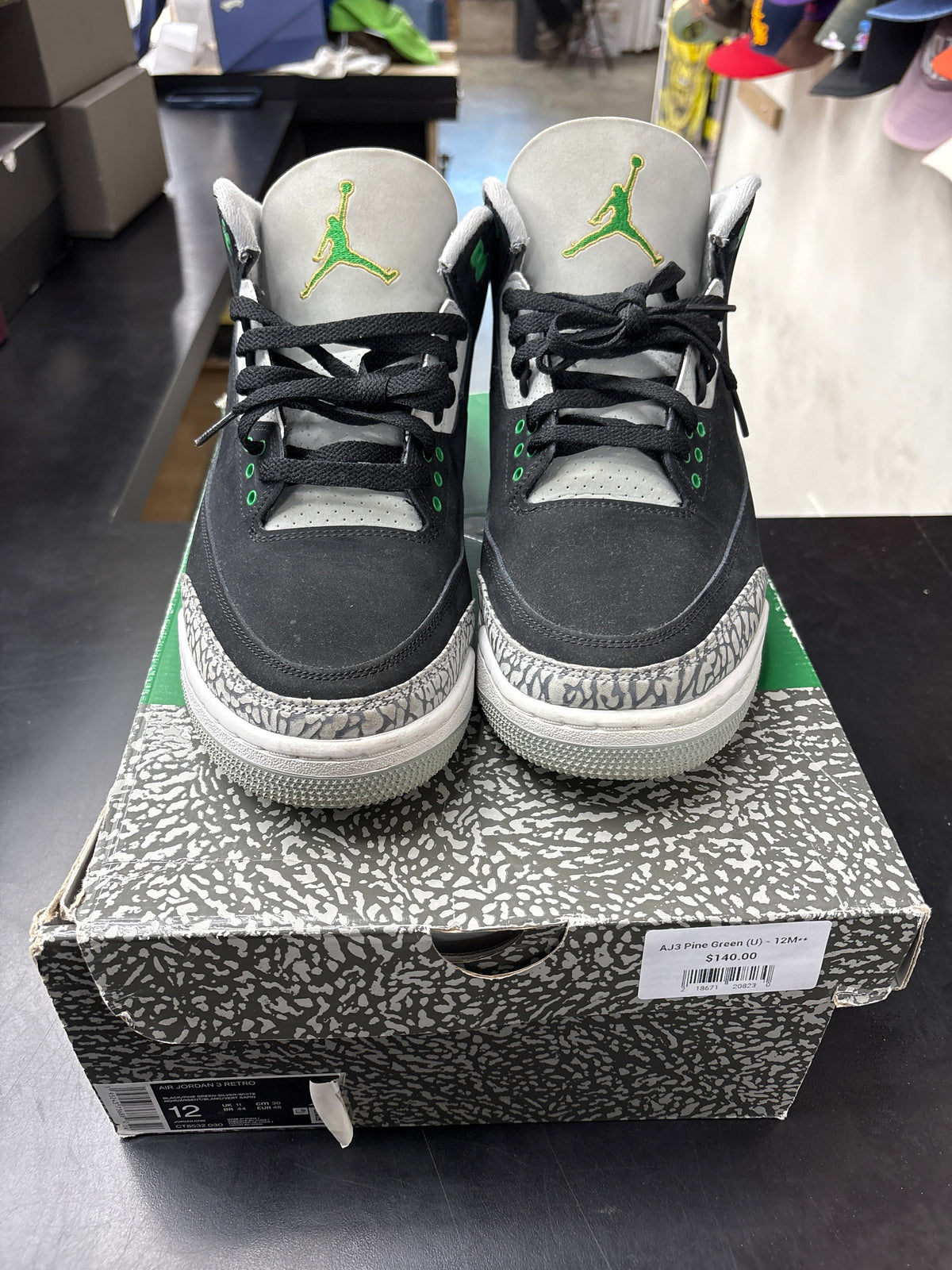 AJ3 Pine Green (U) - 12M**