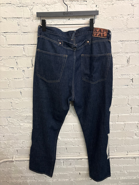 Kapital Bone Blue Denim - 36