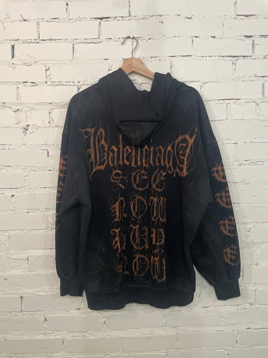 Balenciaga Mud Wash Hoodie - M