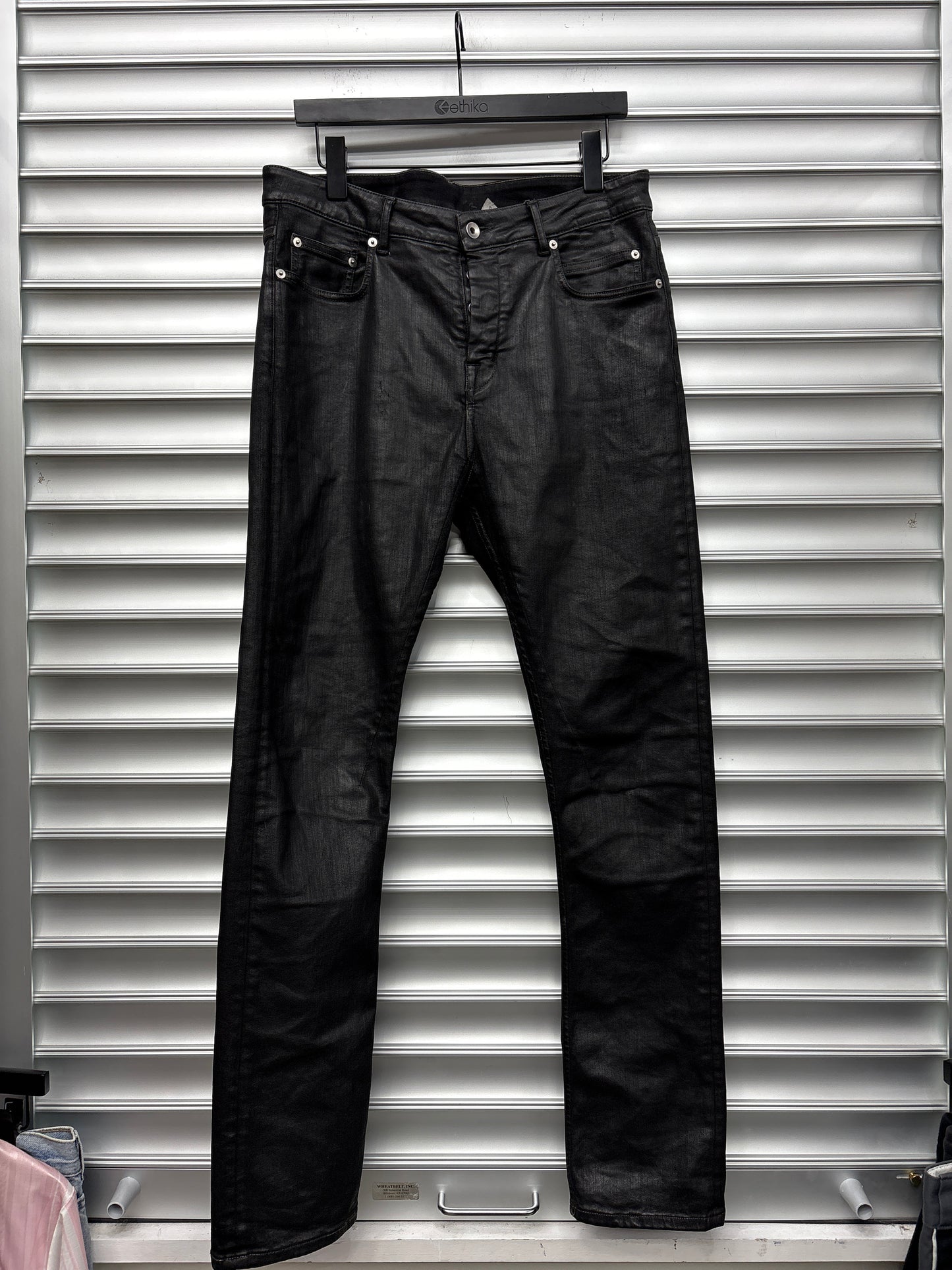 Rick Owens Wax Skinny Denim - 32