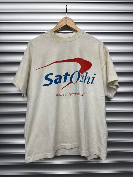 Satoshi Whats In Your Wallet Tee - M