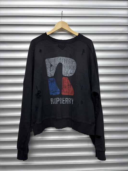 Raspberry R Logo Sweater - L