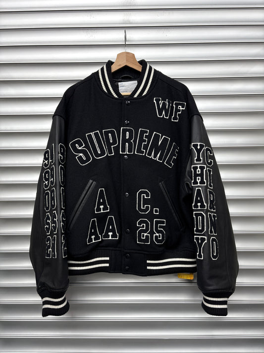 Supreme Almighty Varsity Black - M**