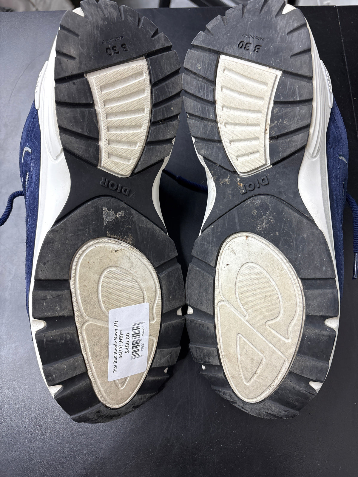 Dior B30 Suede Navy (U) - 44(11) (NB)**