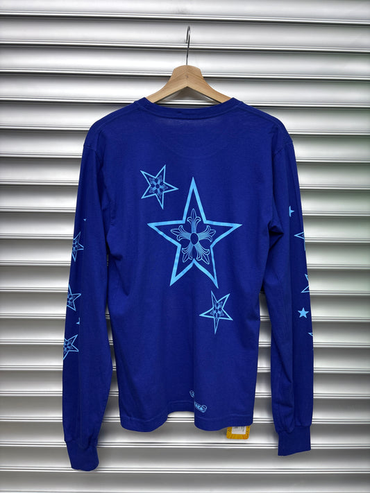 Chrome Hearts Blue Long Sleeve - Medium