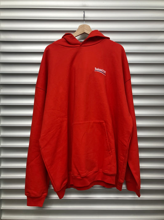 Balenciaga Red Campaign Hoodie - XS
