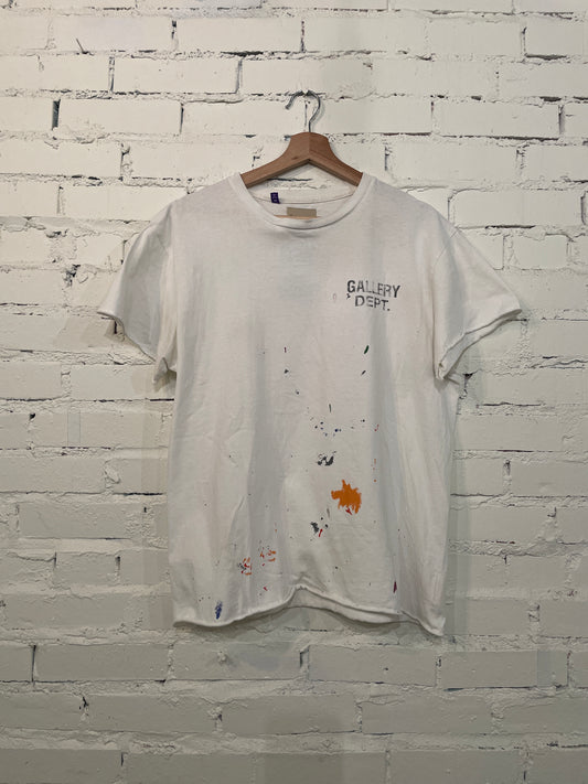 White Gallery Paint Tee - M