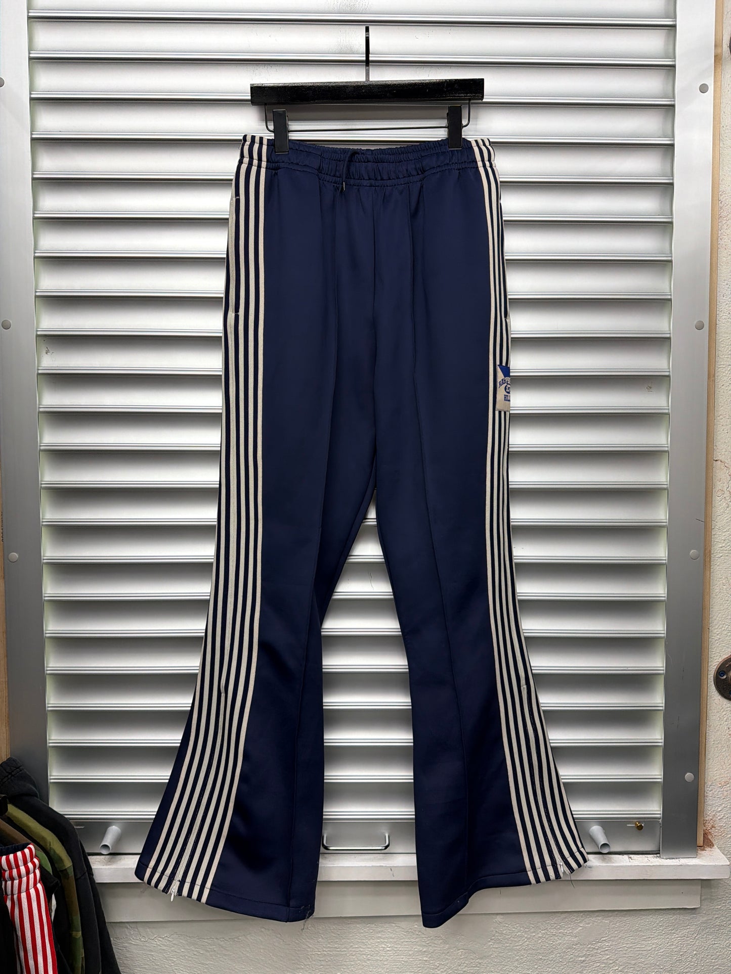 Raspberry Navy Stripe Trackpants - 3