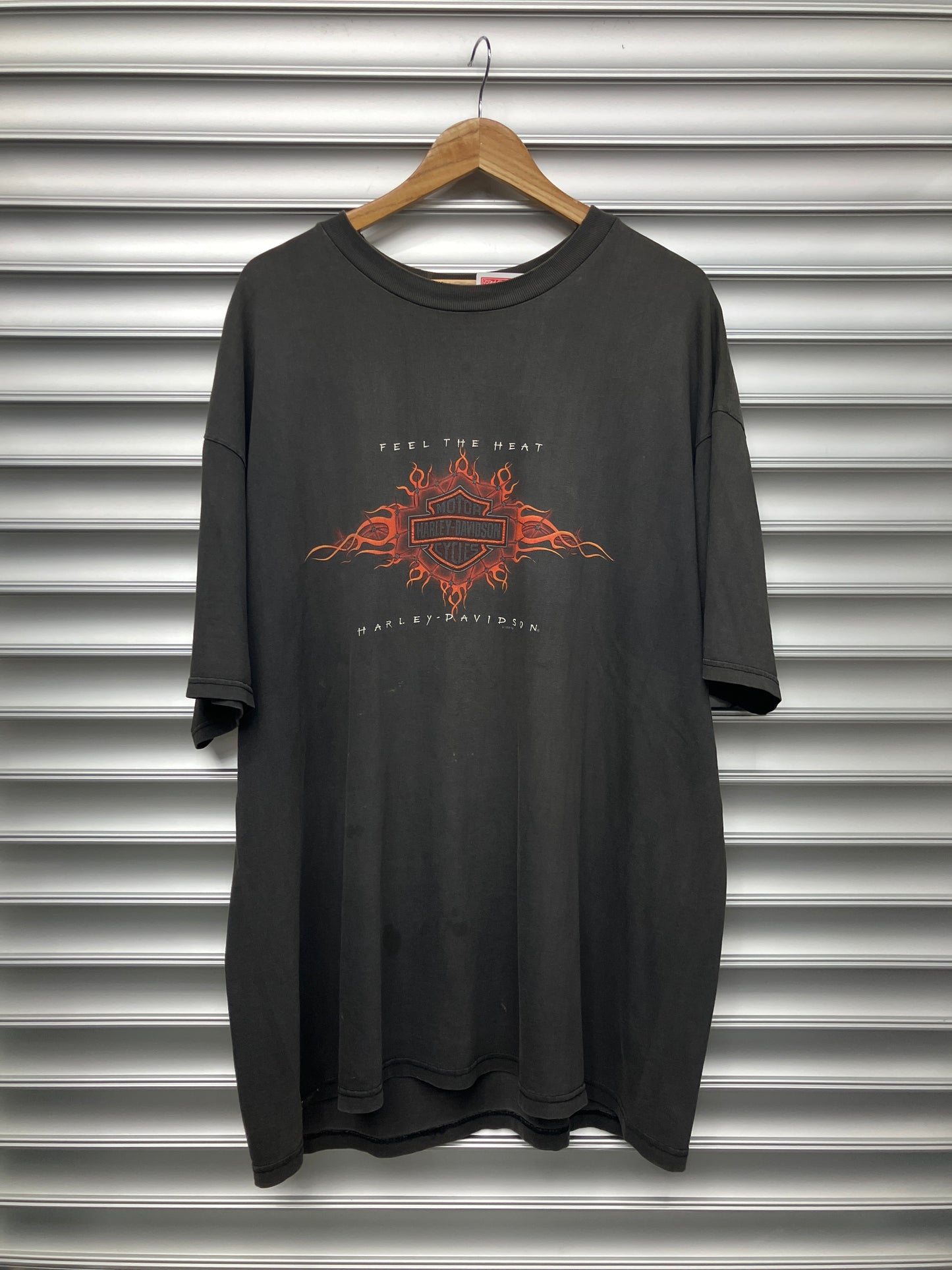 Vintage Harley Davidson Feel The Heat Tee - XXL
