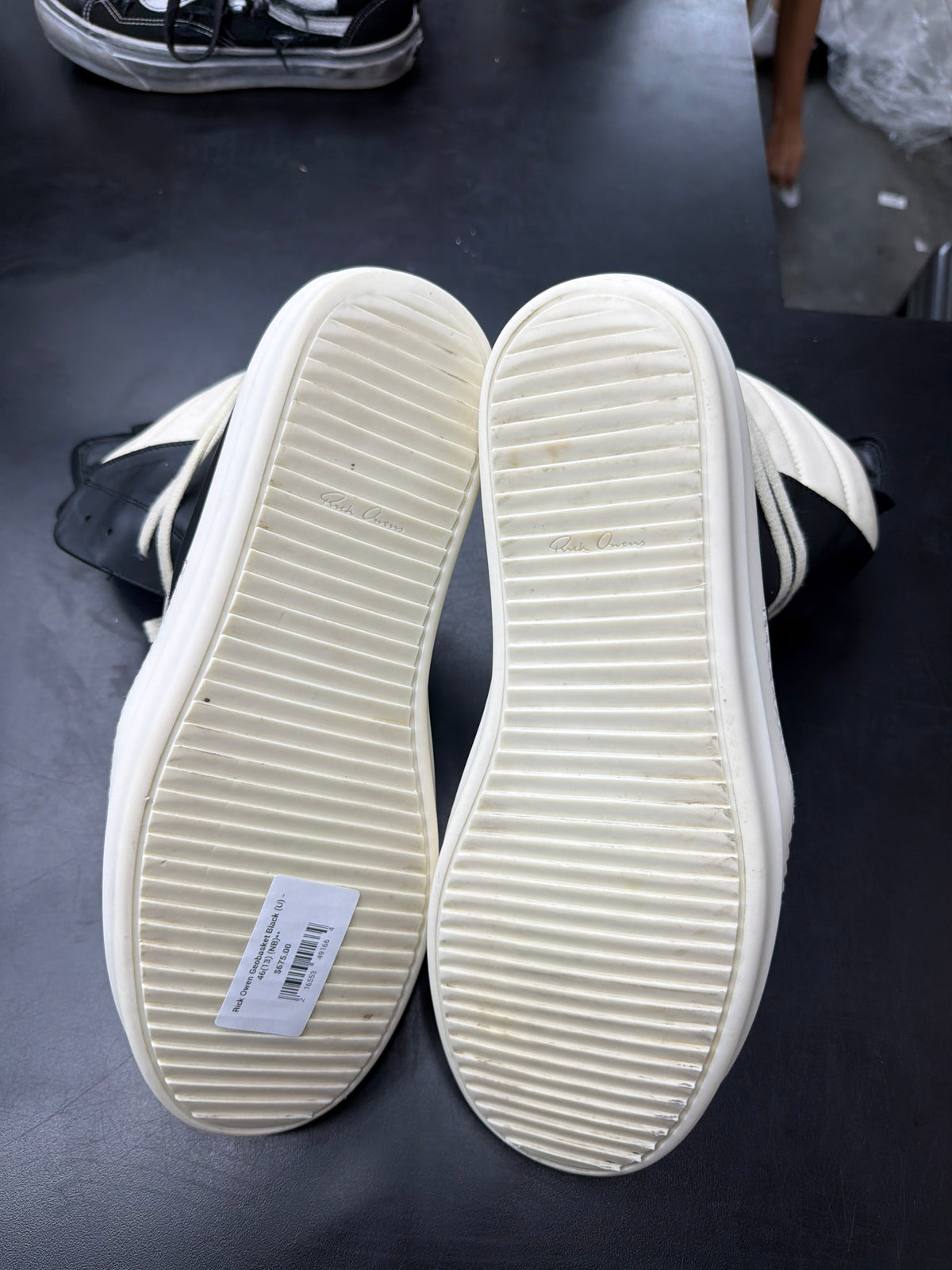 Rick Owen Geobasket Black (U) - 46(13) (NB)**
