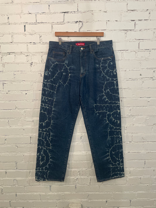 Supreme Acid Logo Denim Blue - 34