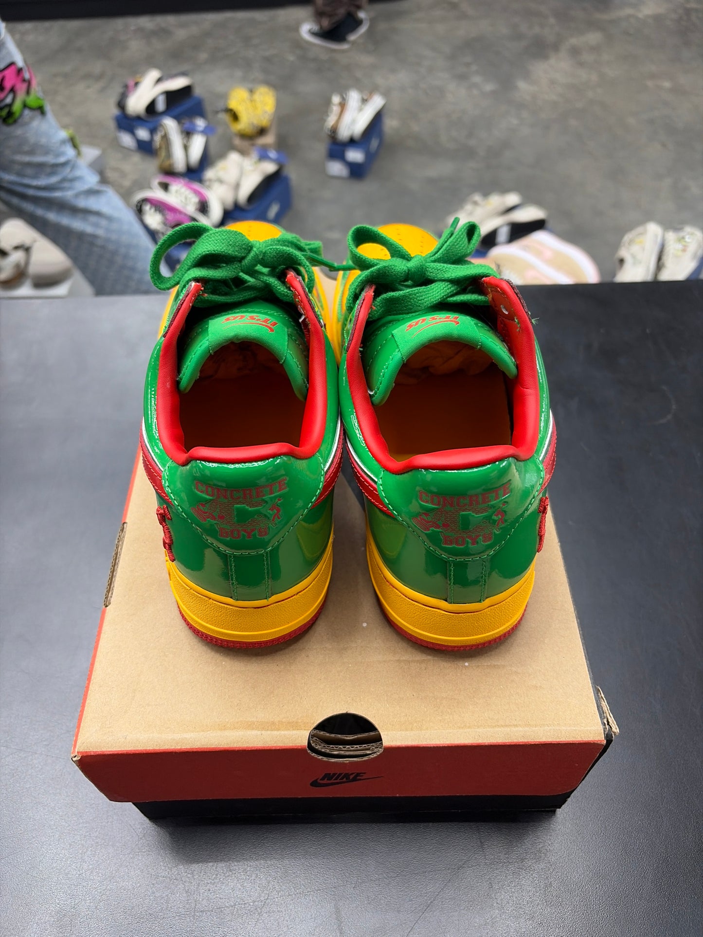 AF1 Concrete Boys Lucky Green (U) - 9.5M