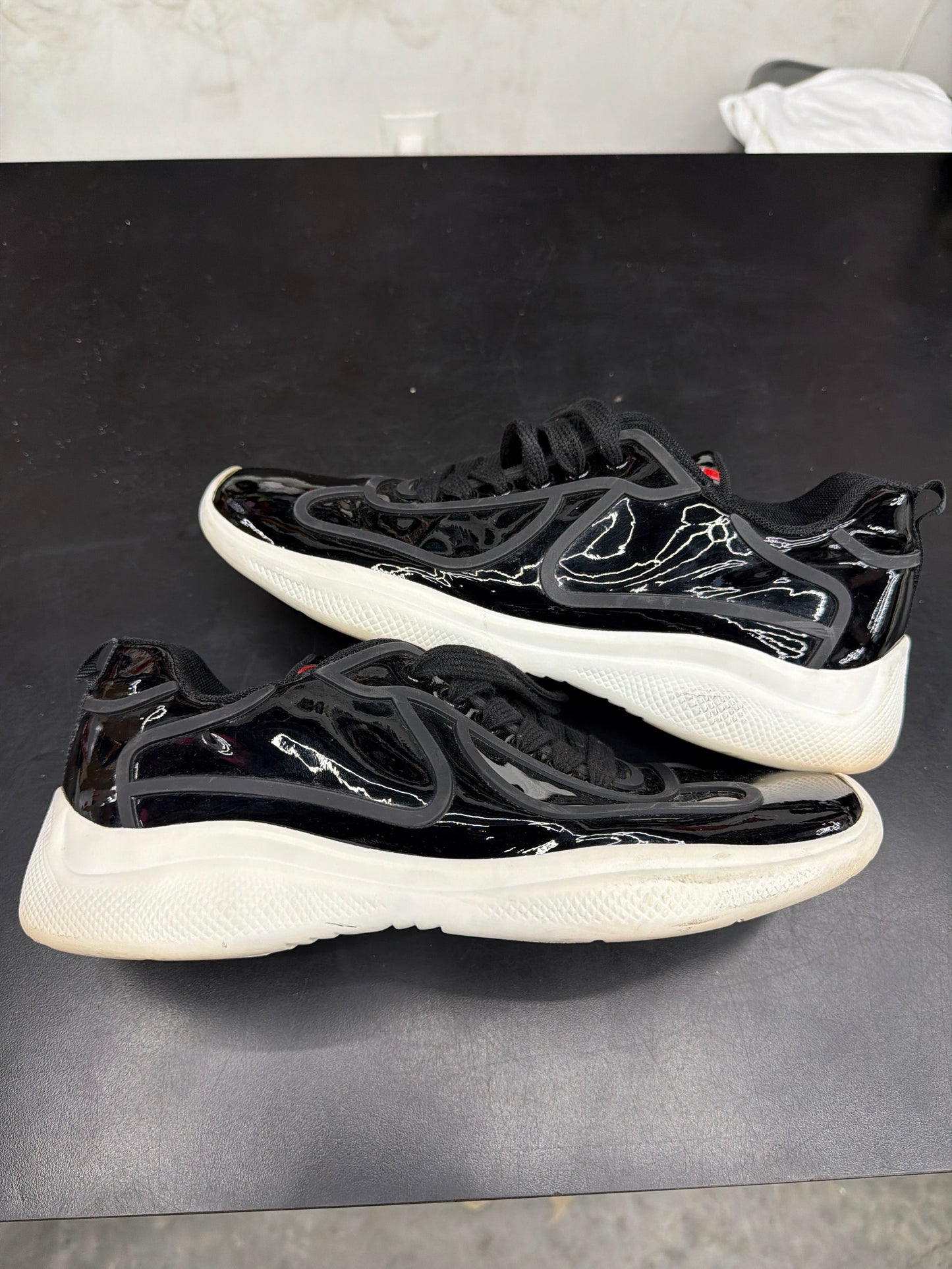 Prada American Cup Black Rubber (U) - 8.5M (NB)