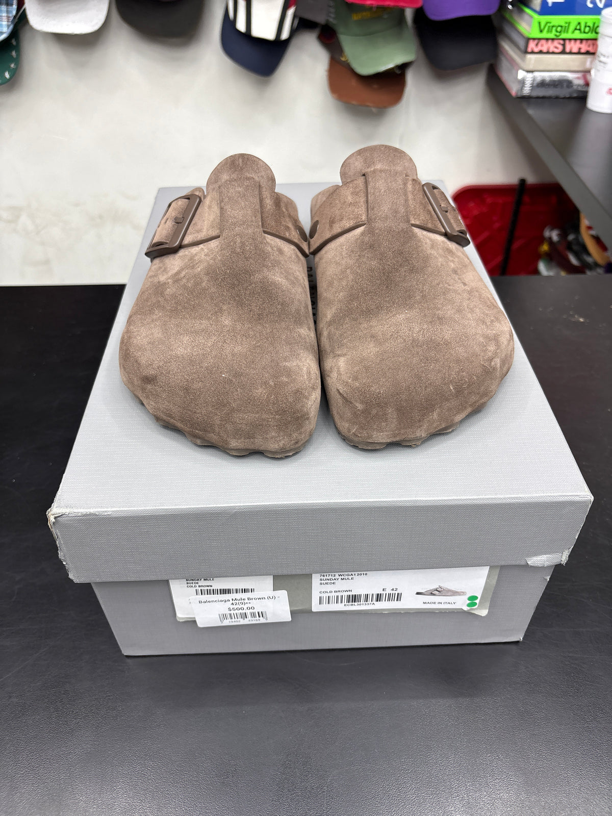 Balenciaga Mule Brown (U) - 42(9)**