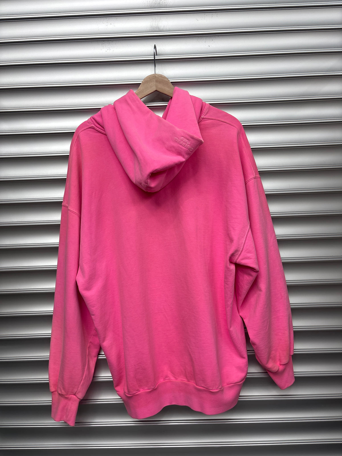 Balenciaga Pink Zip Up Hoodie - L**