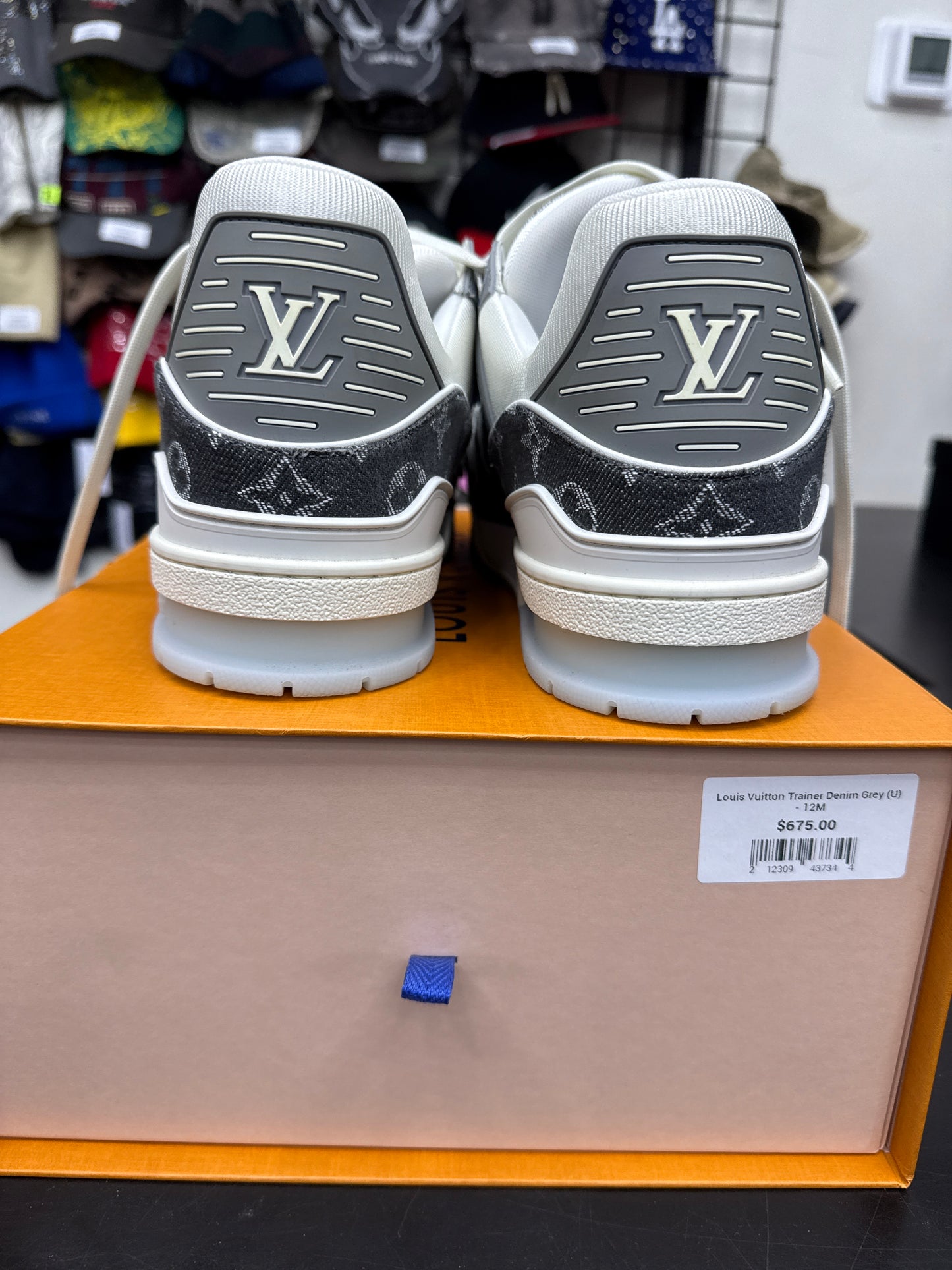 Louis Vuitton Trainer Denim Grey (U) - 12M