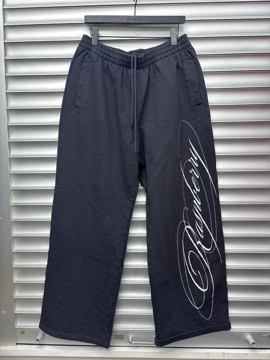 Raspberry Cursive Sweatpants - S