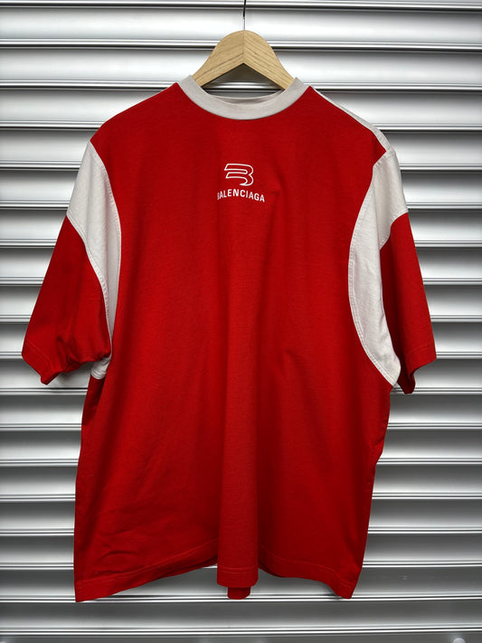 Balenciaga Red Racer Tee - 1