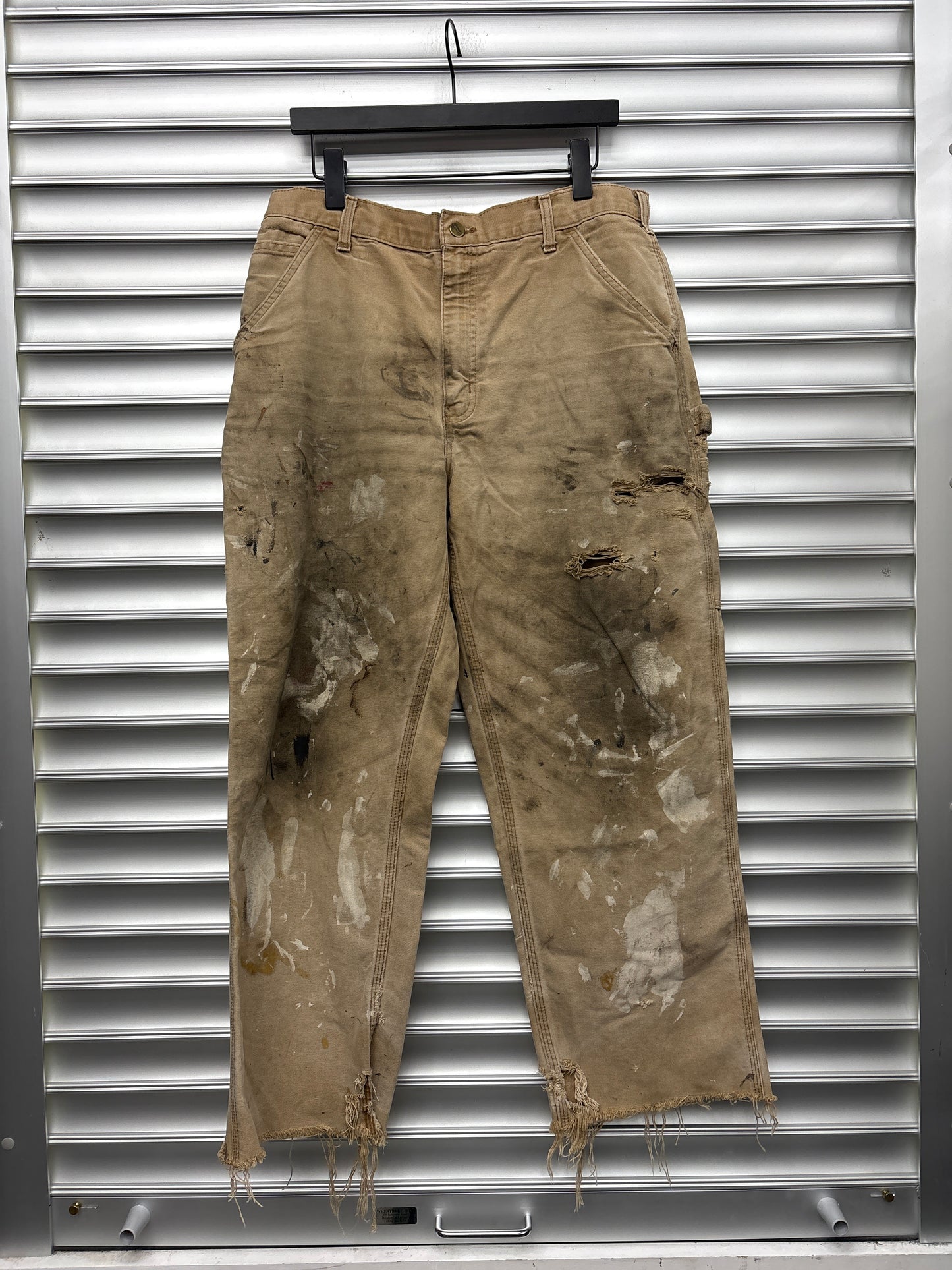 Vintage Tan Distressed Carhartt Pants - 34