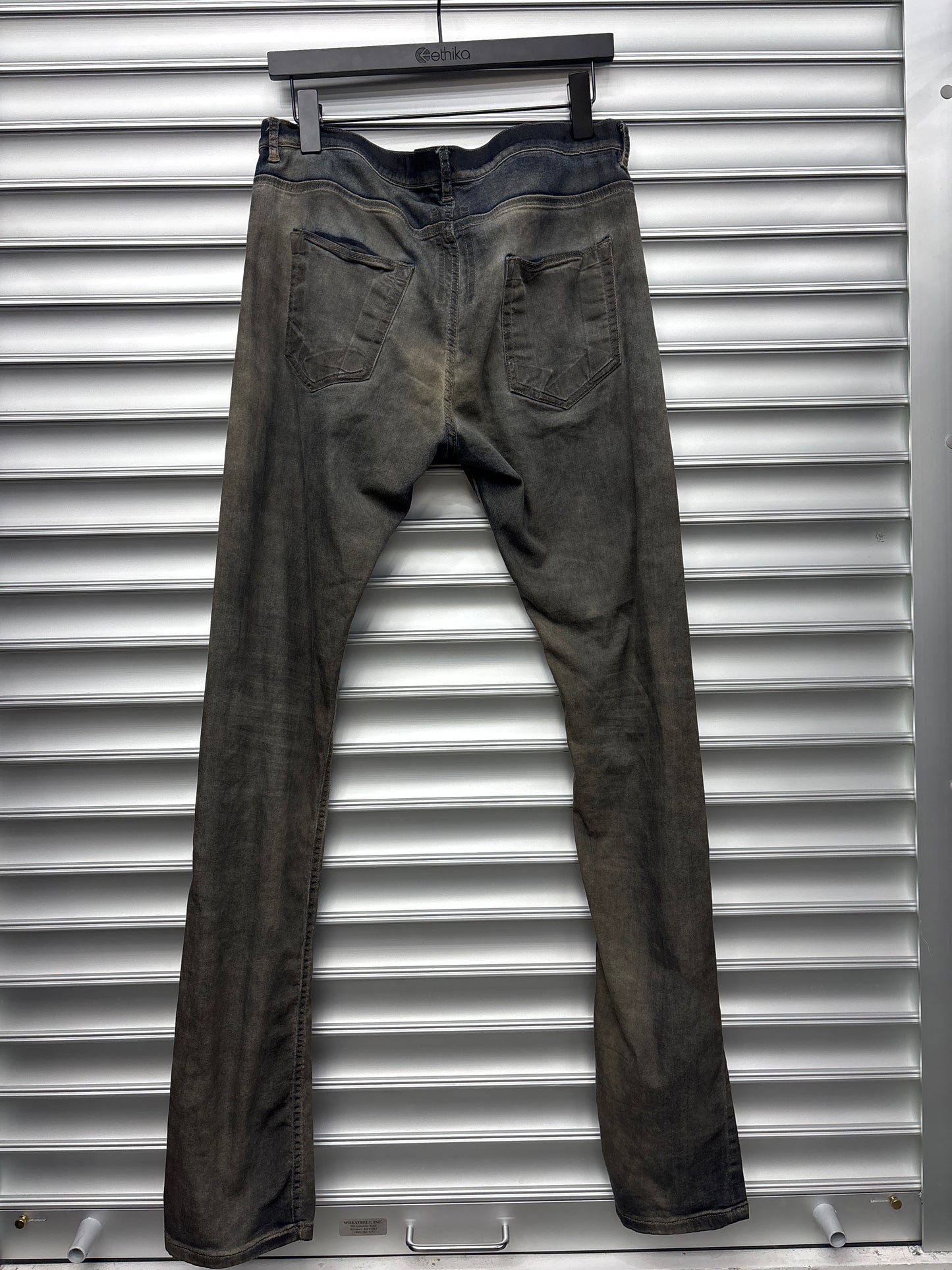 Rick Owens Dark Dust Skinny Denim - 34