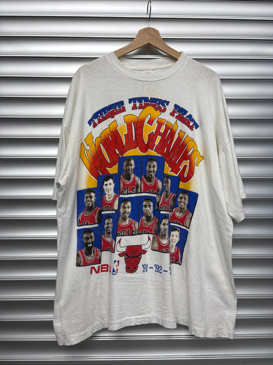 Vintage Bulls World Champs Tee - XL