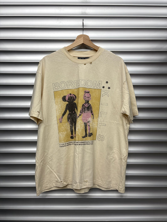 Boredom Kills Peace Tee - L**