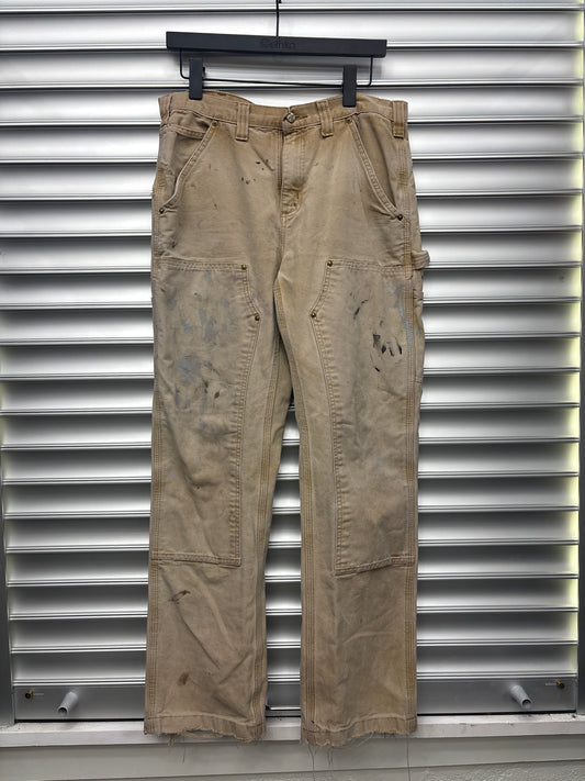 Vintage Tan Carhartt Double Knees - 32