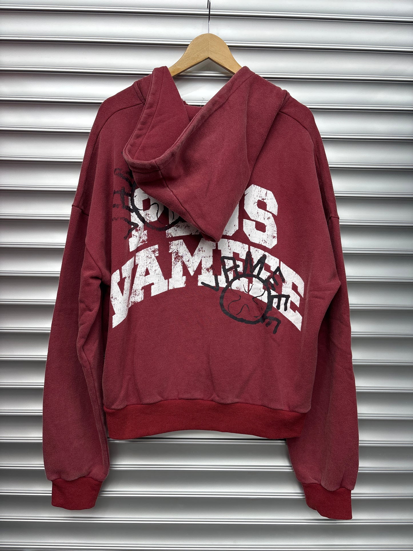 Plus One Vamee Red Hoodie - L