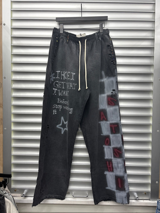 Satoshi Nakamoto Get What I Want Sweats - L**