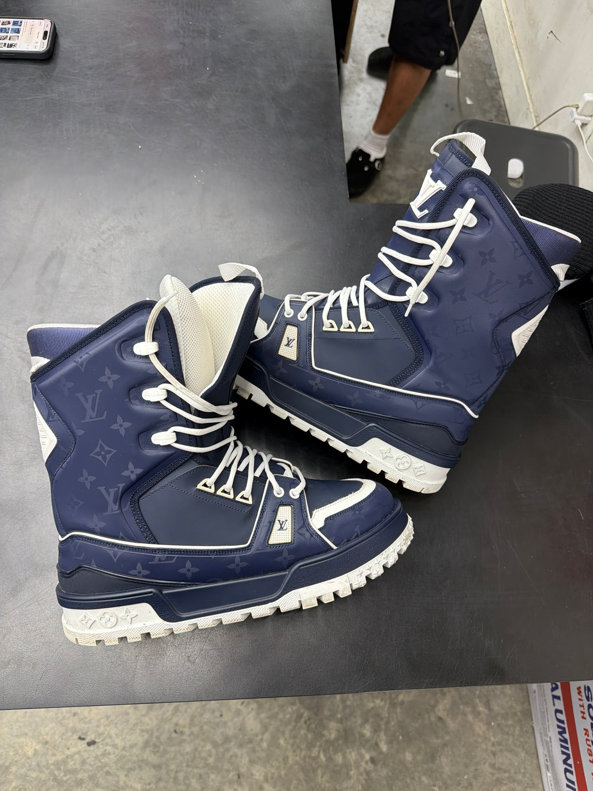 Louis Vuitton SKI Boot Navy (U) - 11.5M (NB)**