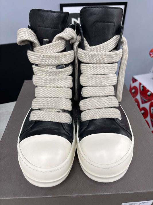 Rick Owen Jumbo Lace High Black (U) - 46(13)