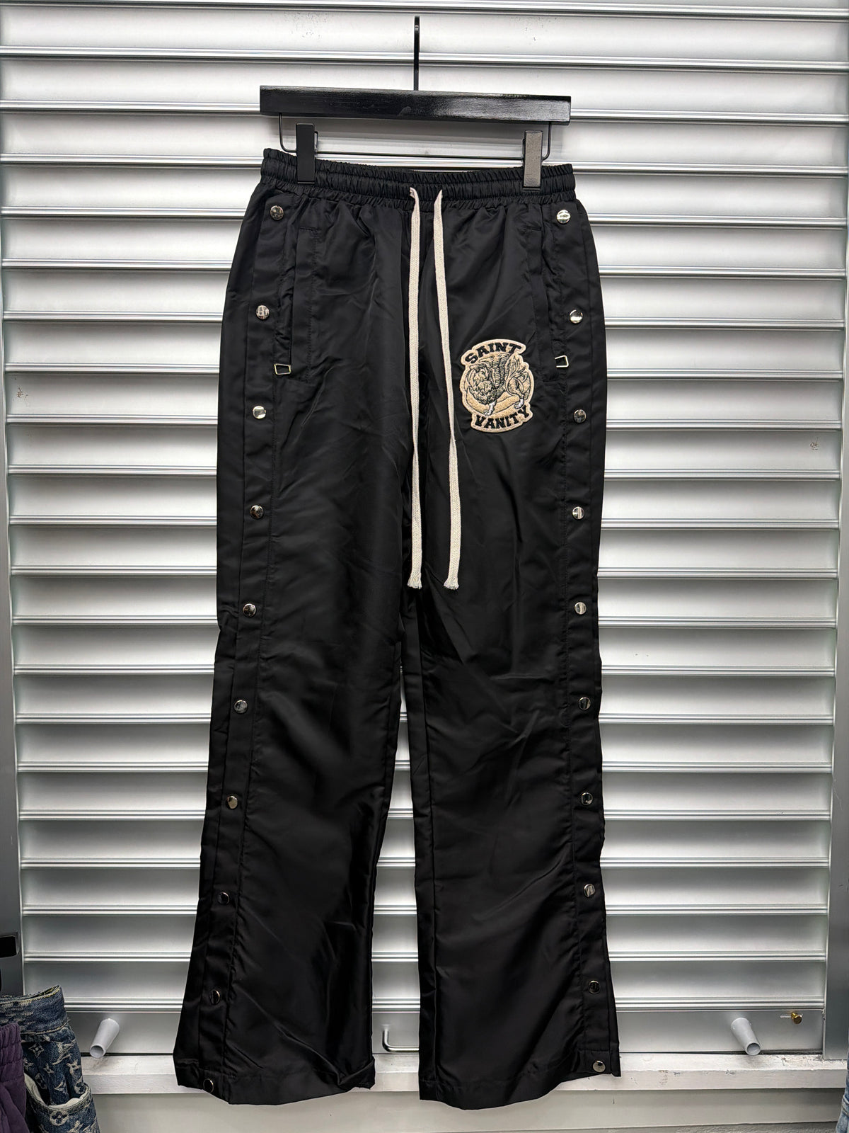 Saint Vanity Black Trackpants - S**