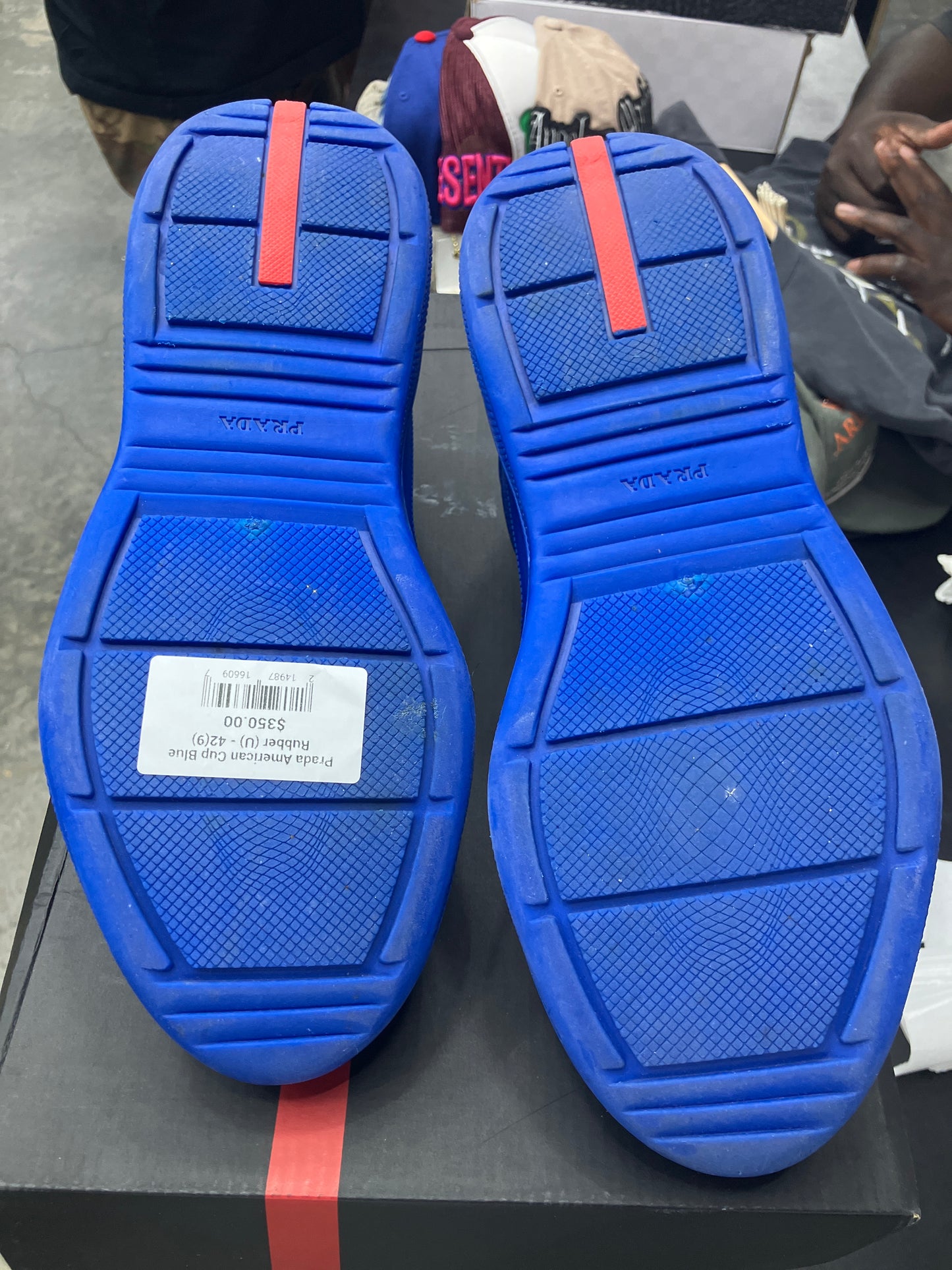 Prada American Cup Blue Rubber (U) - 42(9)
